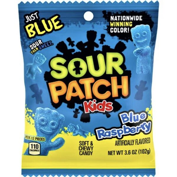 Sour Patch Kids Blue Raspberry 102g