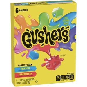 Betty Crocker Fruit Gushers Variety Pack 136g