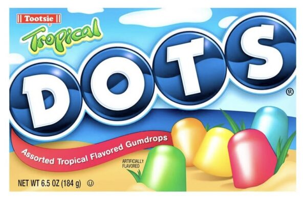 Tootsie Dots Tropical 184g