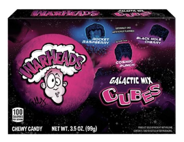 Warheads Galactic Mix Cubes 99g