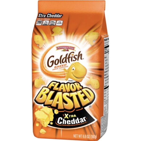 Pepperidge Farm Goldfish Flavor Blasted Xtra Cheddar Crackers (187g)