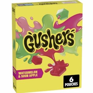 Betty Crocker Fruit Gushers Watermelon & Sour Apple 136g