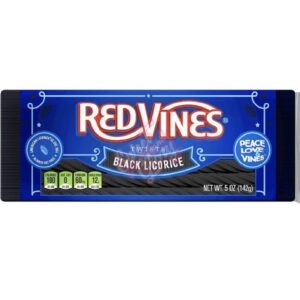 Red Vines Black Licorice 142g
