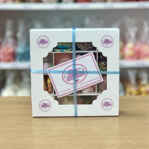 Pick N Mix Window Gift Box - BLUE RIBBON