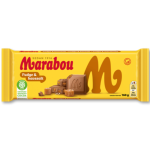 Marabou Fudge & Havssalt (Seasalt) 160g