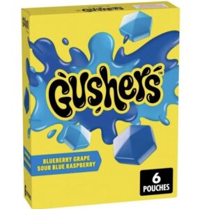 Fruit Gushers Blueberry Grape & Sour Blue Raspberry